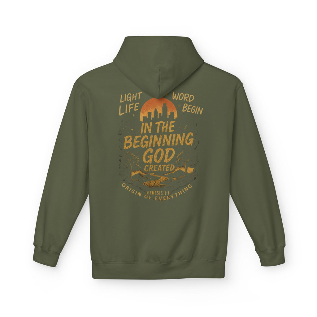 Military Green Genesis Hoodie – The Beginning of HolyFire