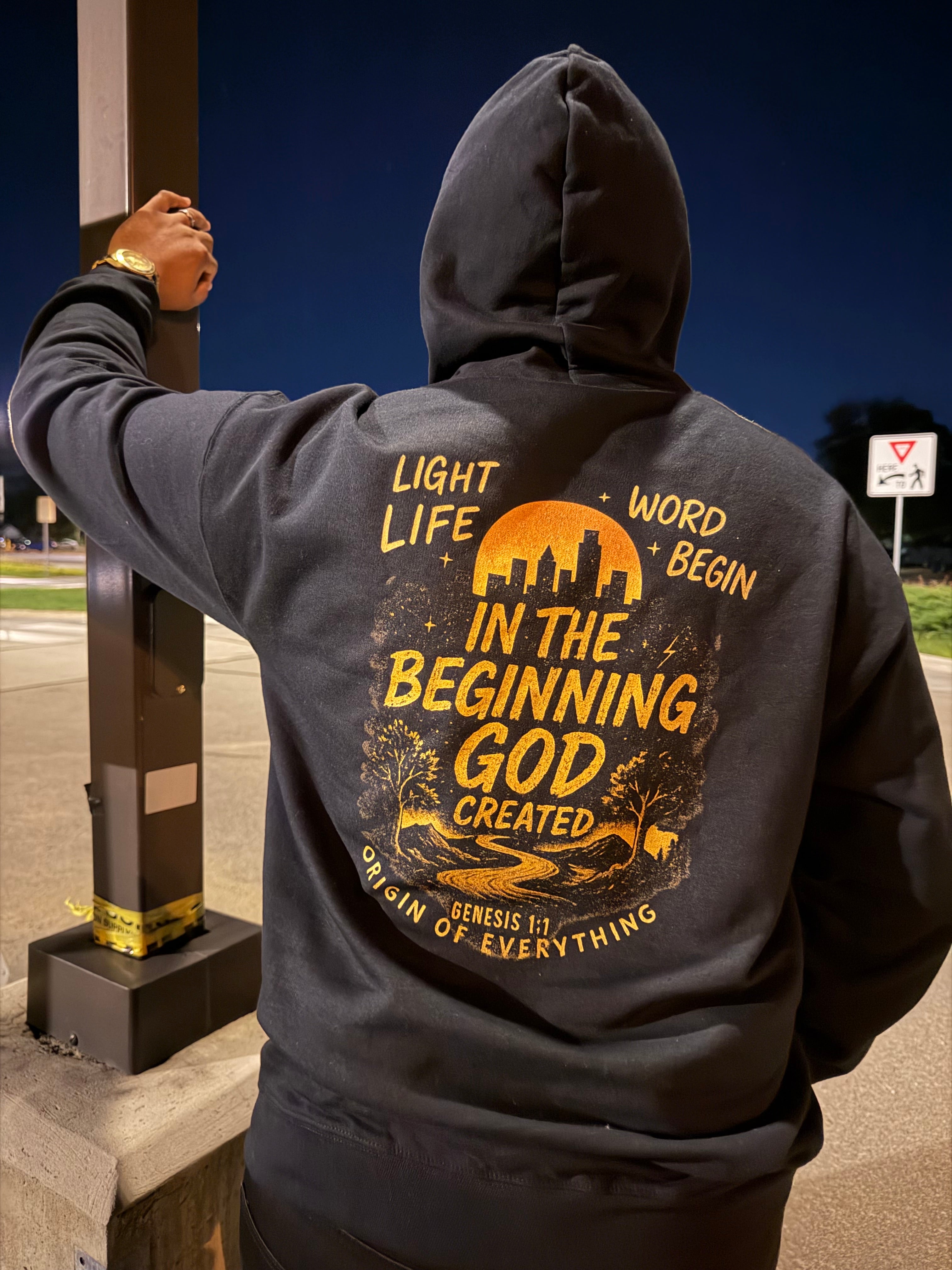 Black Genesis Hoodie – The Beginning of HolyFire