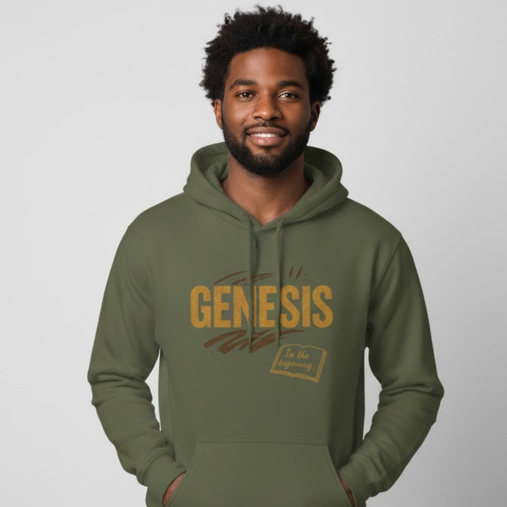 Military Green Genesis Hoodie – The Beginning of HolyFire