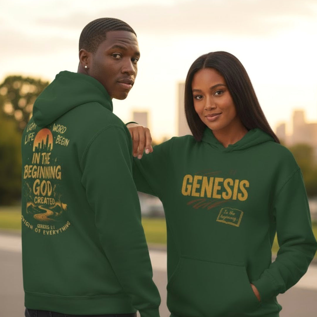 Forest Green Genesis Hoodie – The Beginning of HolyFire
