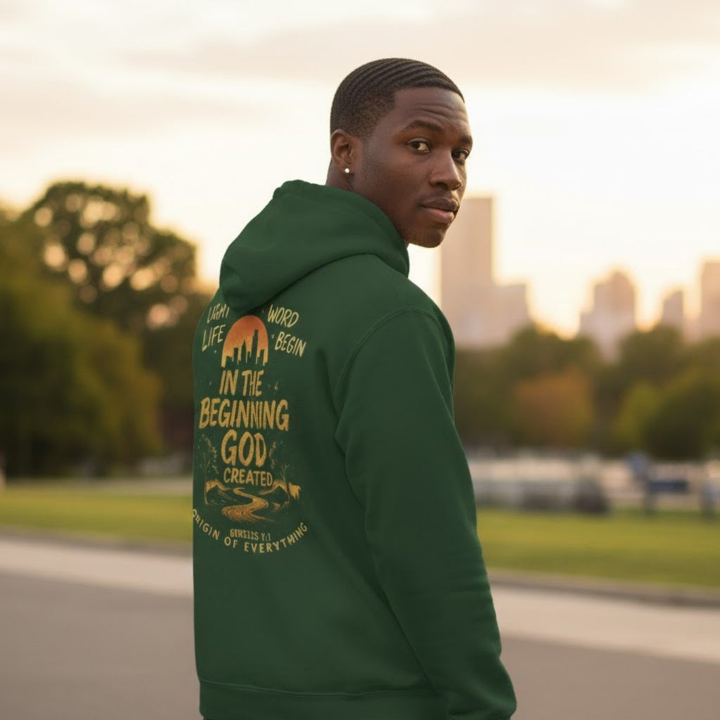 Forest Green Genesis Hoodie – The Beginning of HolyFire