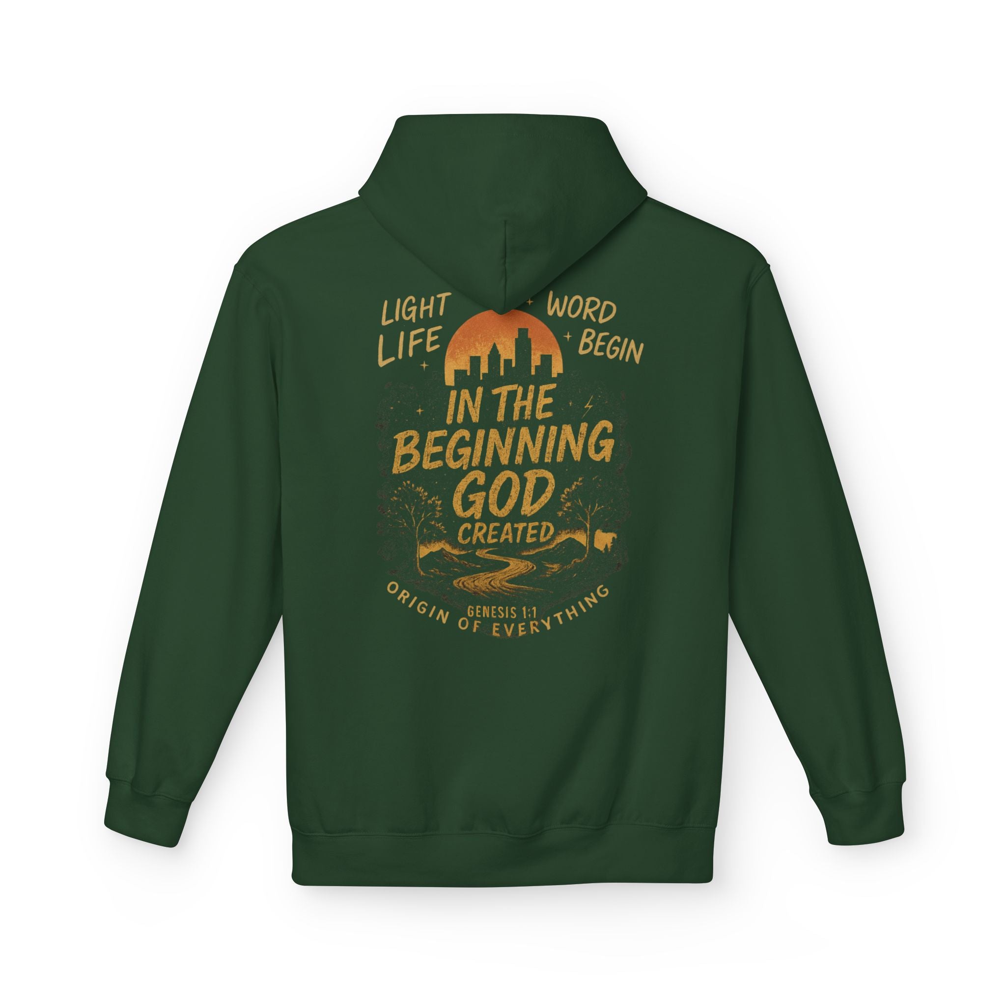 Forest Green Genesis Hoodie – The Beginning of HolyFire
